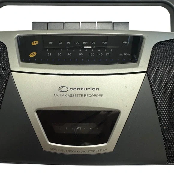 Centurion C839G AM FM Cassette Recorder Player Portable Radio Tested Works VTG - Picture 2 of 8